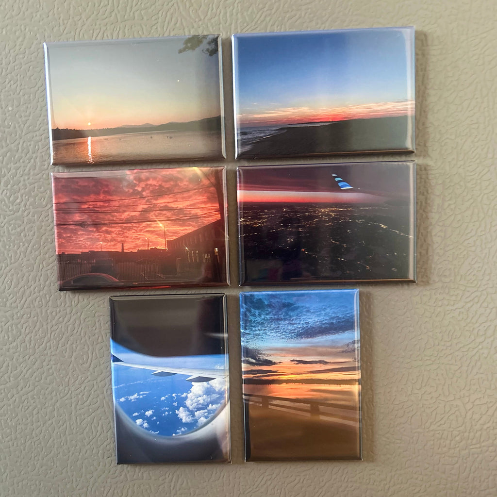 2x3 Custom Rectangular Photo Magnets (set of 6)