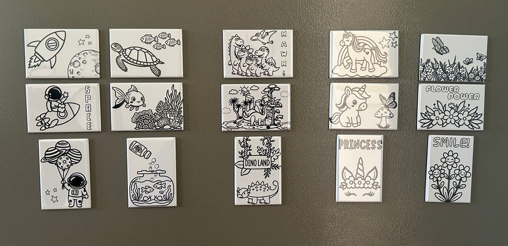 Pre-made Drawable Magnets