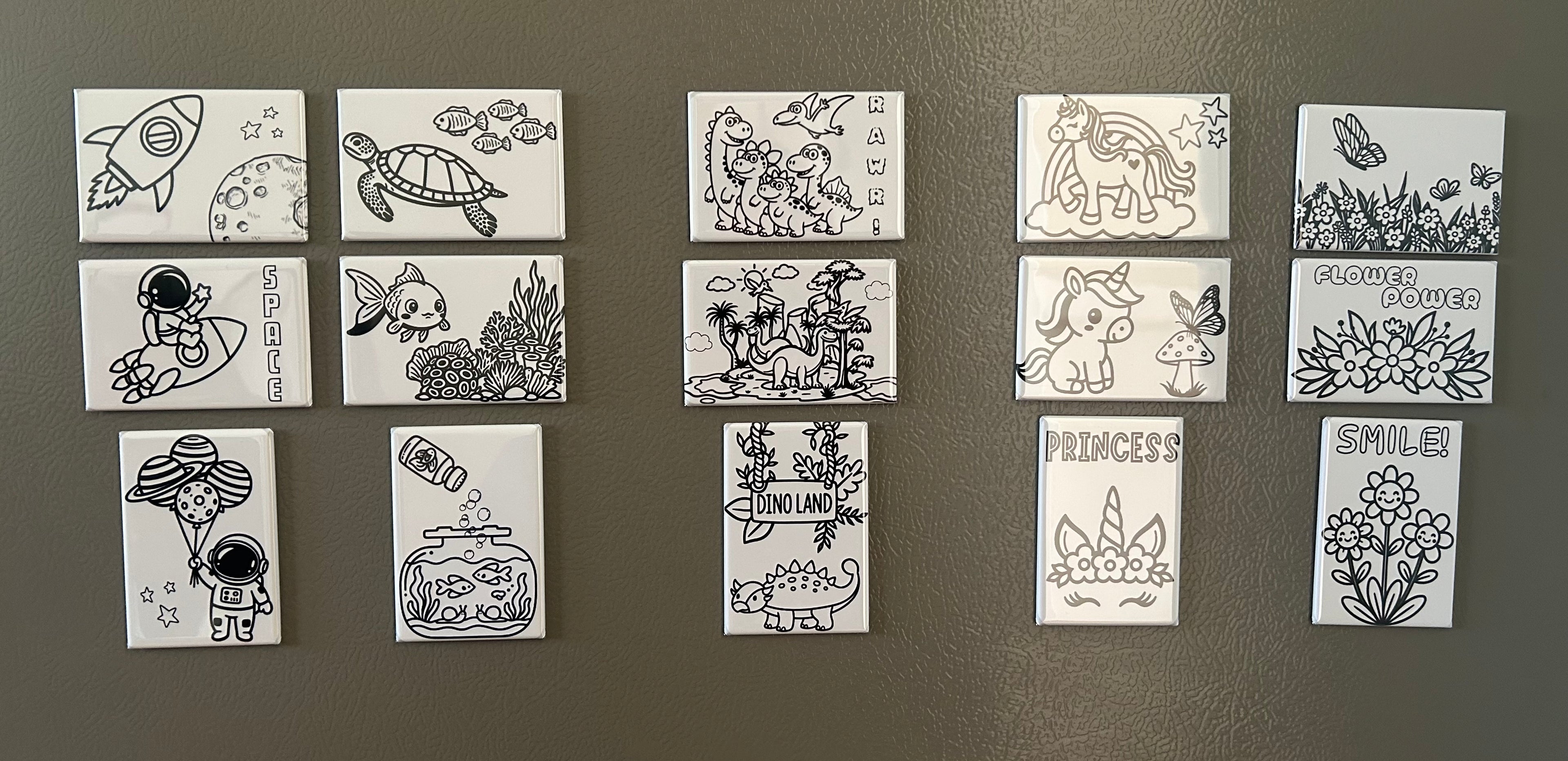 Pre-made Drawable Magnets
