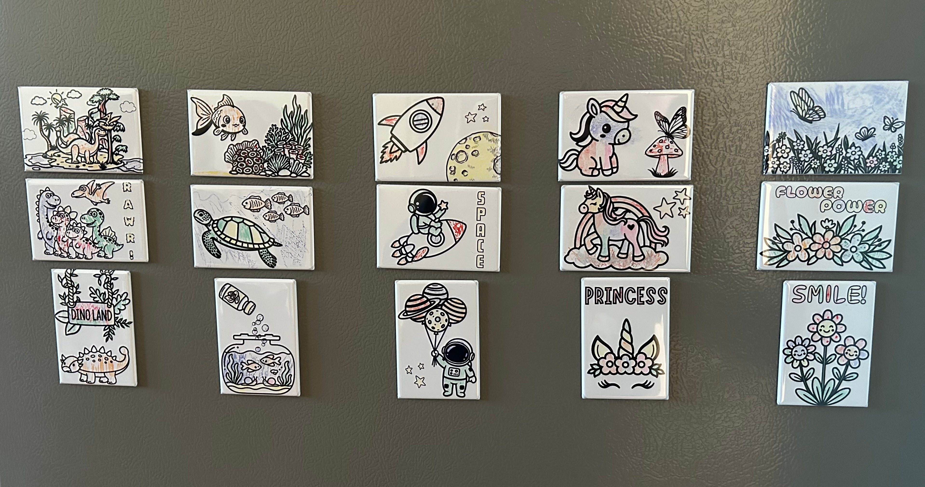 Pre-made Drawable Magnets
